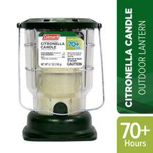 Load image into Gallery viewer, Coleman 70+ Hour Citronella Candle Outdoor Lantern - 6.7 oz