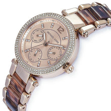 画像をギャラリービューアに読み込む, Michael Kors Rose Gold-Tone Stainless Steel Watch