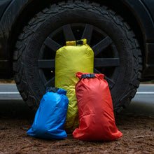 Load image into Gallery viewer, Outdoor Weather Resistant Dry Sacks Bag- 3 Pack - Unisex, Blue, Red
