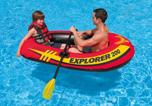 Load image into Gallery viewer, Intex Explorer 200 Inflatable 2 Person River Boat Raft Set