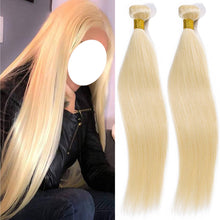 Load image into Gallery viewer, Brazilian Blonde 100% Human Hair Bundles Thick Soft Straight