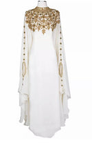 Load image into Gallery viewer, Urban Lipi Kaftan Abaya Elegant Long Wedding Eid Ramadan Party Maxi Dress