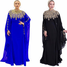 Load image into Gallery viewer, Urban Lipi Kaftan Abaya Elegant Long Wedding Eid Ramadan Party Maxi Dress