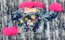 Load image into Gallery viewer, Minnie Mouse Inspired fuzzy 3 Piece Denim Set. Please Read Description Below On How To Place Your Order.