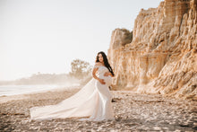 Load image into Gallery viewer, White Maternity Ladies Dress