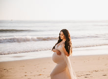 Load image into Gallery viewer, White Maternity Ladies Dress