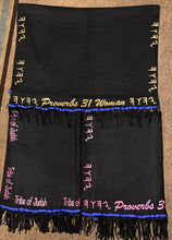 Load image into Gallery viewer, Hebrew Israelite Custom Scarf Shaw