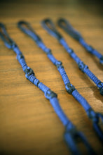 Load image into Gallery viewer, Hebrew Israelite Black With Navy Blue Tassels Tzitzits