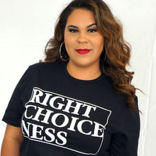 Load image into Gallery viewer, Hebrew Israelite Right Choice Ness, Righteousness, T Shirt with Fringes,