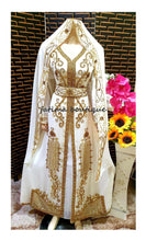 Load image into Gallery viewer, New African Attire Bridesmaid Abaya Long Formal Dresses With Head Scarf