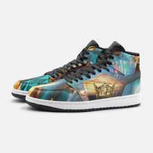 画像をギャラリービューアに読み込む, Custom Hebrew Israelite Men's Women's High Top Leather Sneakers
