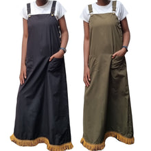 Load image into Gallery viewer, Lightweight Pinafore Womens Hebrew Dress with Fringes