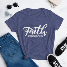 Load image into Gallery viewer, Faith by Prayer & Positivity - Women's short sleeve t-shirt