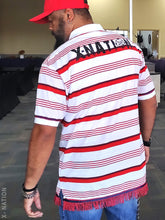 Load image into Gallery viewer, Hebrew Israelite Red Polo Shirt with Fringes