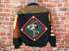 Load image into Gallery viewer, Disney Vintage 90s Jeff Hamilton Leather Mickey Mouse Baseball Champs