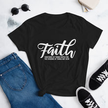 Load image into Gallery viewer, Faith by Prayer & Positivity - Women's short sleeve t-shirt