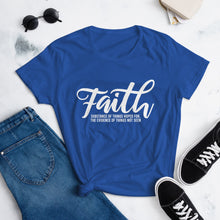 Load image into Gallery viewer, Faith by Prayer & Positivity - Women's short sleeve t-shirt
