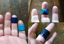 画像をギャラリービューアに読み込む, Kama Leather Ring Men's Women's Wedding Band