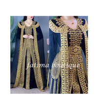 Load image into Gallery viewer, Royal Ethnic Wear Moroccan Dubai Bedded Kaftan Abaya Party Fancy Dresses