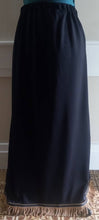 Load image into Gallery viewer, White Navy Blue Royal blueBlack fringed skirts