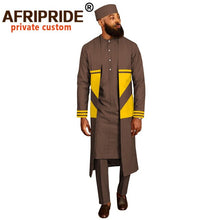 Load image into Gallery viewer, Men African Long Coats Dashiki Shirt & Pants W/ Hat