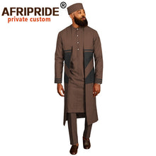 Load image into Gallery viewer, Men African Long Coats Dashiki Shirt & Pants W/ Hat