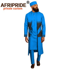 Load image into Gallery viewer, Men African Long Coats Dashiki Shirt & Pants W/ Hat