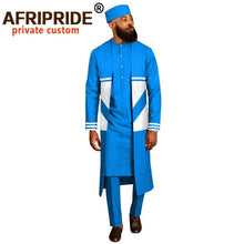 Load image into Gallery viewer, Men African Long Coats Dashiki Shirt & Pants W/ Hat