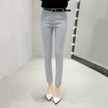 Load image into Gallery viewer, High Waist Cotton Casual Elegant Slim Trousers Pants For Lady's