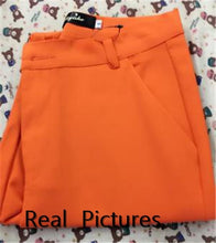 Load image into Gallery viewer, High Waist Cotton Casual Elegant Slim Trousers Pants For Lady's
