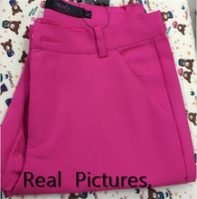 Load image into Gallery viewer, High Waist Cotton Casual Elegant Slim Trousers Pants For Lady's