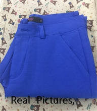 Load image into Gallery viewer, High Waist Cotton Casual Elegant Slim Trousers Pants For Lady's
