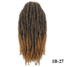 Load image into Gallery viewer, Synthetic Crochet Curly Afro Soft Braiding Extension Hair
