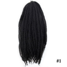 Load image into Gallery viewer, Synthetic Crochet Curly Afro Soft Braiding Extension Hair