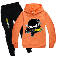 Load image into Gallery viewer, New Ninja Kidz Long Sleeves Thin Hoodie And Pants Set