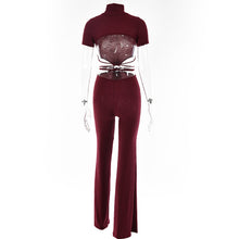 Load image into Gallery viewer, Cotton Sexy Backless Cutout One Piece Pants Jumpsuits