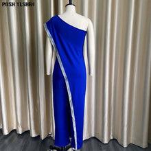 Load image into Gallery viewer, Women African Off-The-Shoulder Casual Dashiki Jumpsuit - slvhasitall