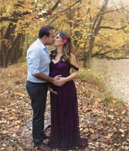 Load image into Gallery viewer, Maternity Lace Maxi Photography Props Gown
