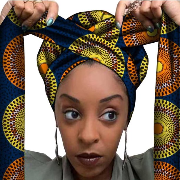 African Print Hair Bonnet