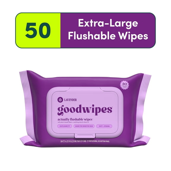 Goodwipes Flushable Butt Wipes