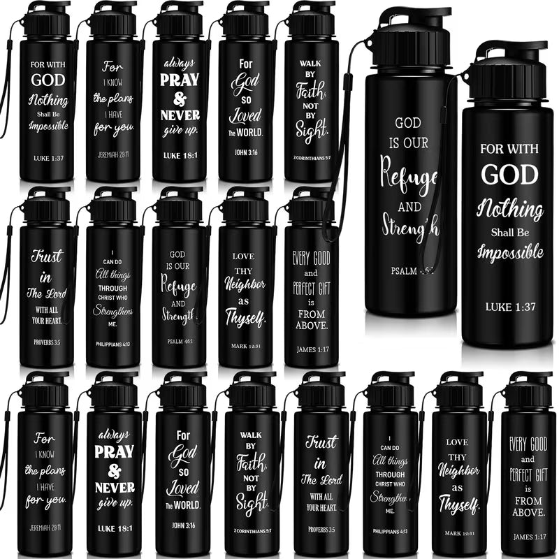 Christian Religious Water Bottle Bulk 17oz