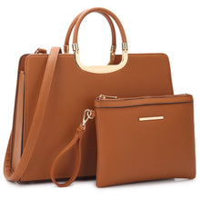 Load image into Gallery viewer, Dasein Tote Satchel Bag With Matching Wallet

