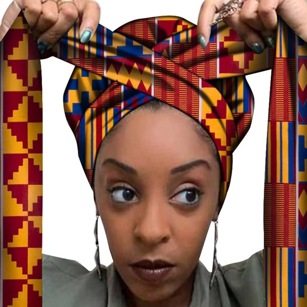 African Print Hair Bonnet