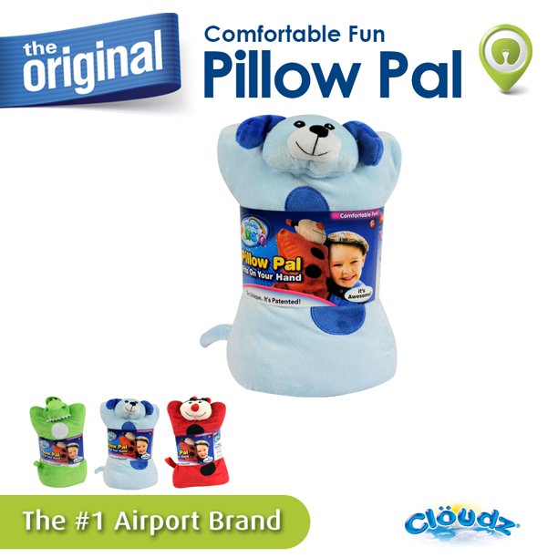 Cloudz Kids Plush Animal Neck Pillow