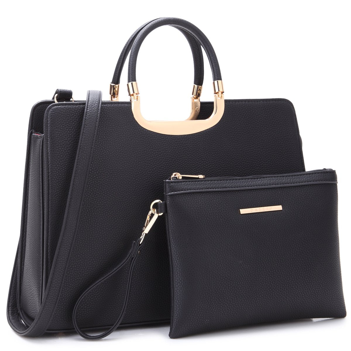 Dasein Tote Satchel Bag With Matching Wallet