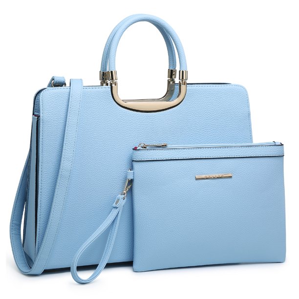 Dasein Tote Satchel Bag With Matching Wallet