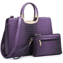 Load image into Gallery viewer, Dasein Tote Satchel Bag With Matching Wallet
