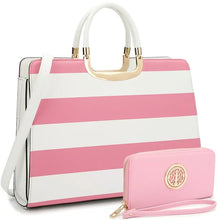 Load image into Gallery viewer, Dasein Tote Satchel Bag With Matching Wallet
