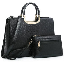 Load image into Gallery viewer, Dasein Tote Satchel Bag With Matching Wallet
