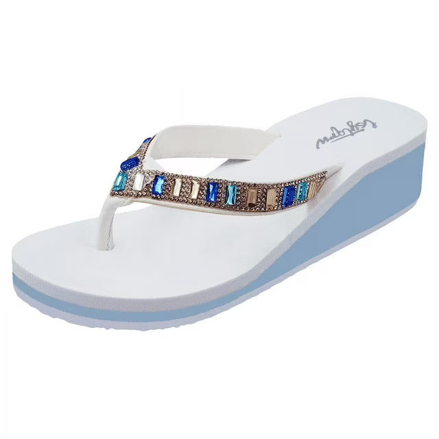 Rhinestones Flip Flops Sandals